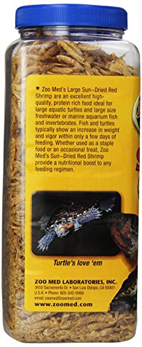 Zoo Med Sun Dried Large Red Shrimp, 5-Ounce