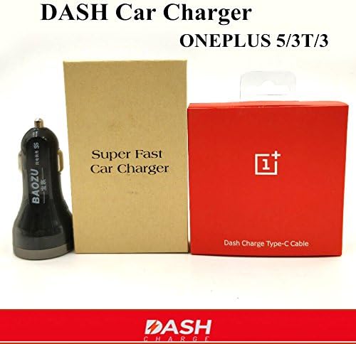 ALUTATA for 2-Ports usb OnePlus 5 Dash Car Charger 1M original Quick charge Cable For one plus 3/3t