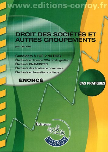 Droit des sociétés, autres groupements, droit pénal des groupements d'affaires