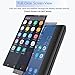 Galaxy S9 Plus Case,WATACHE Smart Sleep/Wake Up S-View Window Makeup Mirror Electroplate Plating Stand Feature Slim Full Body Protective Flip Folio Cover for Galaxy S9 Plus (Black)