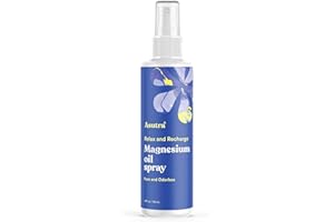 ASUTRA Magnesium Oil Spray, 4 fl oz - Topical Magnesium, Rapid Absorption, Pure, Odorless and Non-Greasy, Magnesium Derived from Zechstein Seabed