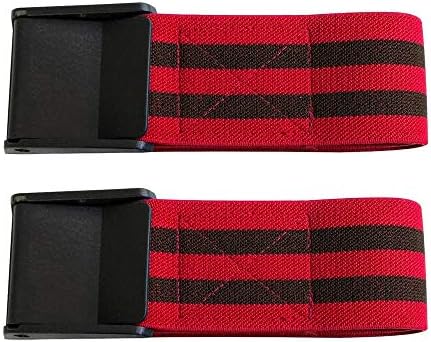 GCARTOUR BFR Bands Occlusion Training Bands - Blood Flow Restriction Training Bands - Strong Elastic Biceps Thigh Straps Gain Fast Muscle Growth - 2 Pack