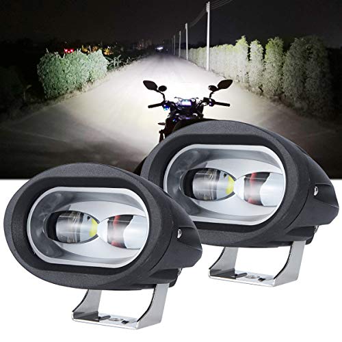 Samman LED Pod Lights 40W Flood Beam 2pcs 6D Small LED Light Bars Motorcycle Fog Lights Headlights Waterproof Dirt Bike Driving Lights Work Lights for Off Road Truck Jeep ATV UTV SUV Trailer Boat …