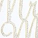 Ella Celebration Mr and Mrs Wedding Cake Topper Gold Rhinestone Monogram Decoration Mr & Mrs (gold)