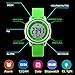 Kid Watch Multi Function 50M Waterproof Sport LED Alarm Stopwatch Digital Child Wristwatch for Boy Girl Green