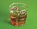 Whiskey Barrel Glass - Bonus Whiskey Recipes - Hand Blown - Novelty Cup for Scotch and Vodka - Drink Container