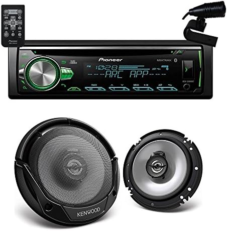 Pioneer DEH-S5000BT + PAIR OF KFC-1665S 6 1/2" 2 WAY SPEAKER