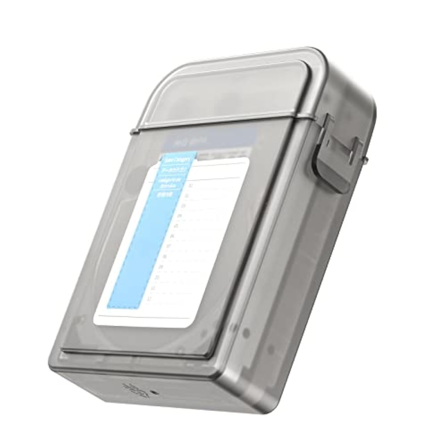 PHIXERO 2.5 Inch Hard Drive Enclosure, HDD/SSD Portable Storage Box with Exclusive Note, Dustproof, Shockproof and Anti-Static — image 1