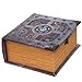Wizardry Foundry Grimoire Artificer Wooden Spell-book Style Deck Box for over 350 Card Capacity