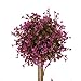 VGIA Artificial Potted Plants Retro Plastic Flowers Home Decoration Purple 12 Inch