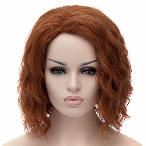 Black Widow Cos Anime Wig The Avengers Alliance Cos Short Hair Full Wigs