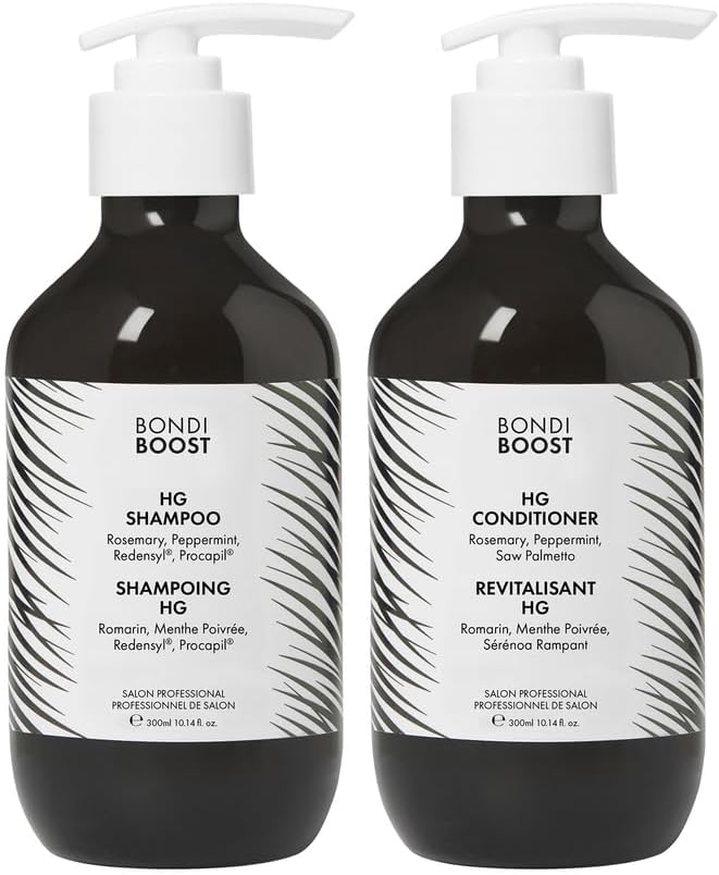 BONDIBOOST HG Anti-Thinning Shampoo & Conditioner Set, 10.14 fl oz Each | Clinically tested shampoo & conditioner set for ful