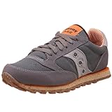 Saucony Originals Women's Jazz Low Pro Vegan Sneaker,Charcoal/Orange,7.5 M US