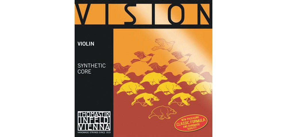 Thomastik single string for 4/4 violin Vision Titanium Orchestra - E-string chrome steel, titanium wound, medium, removable ball