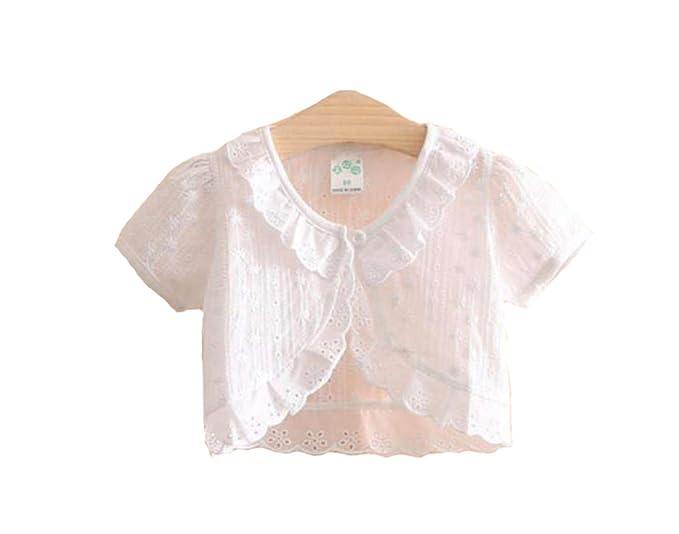 Amazon Honey Baby 子供 女の子ボレロ キッズポンチョ レース 綿