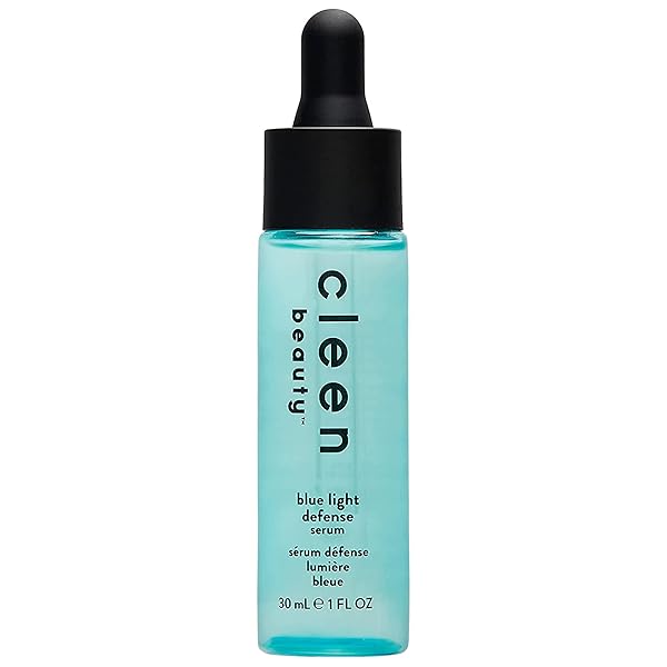 CLEEN BEAUTY BLUE LIGHT DEFENSE SERUM | FACIAL SERUM WITH BLUE LIGHT PROTECTION COMPLEX | FACE SERUM FOR WOMEN | SERUM FOR FACE – PARABEN FREE | SKINCARE PRODUCTS FOR FACE | HYDRATING SERUM | 1 FL OZ
