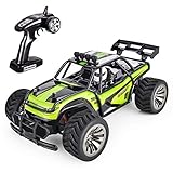 GotechoD High Speed Remote Control Car for Boys, Offroad RC Car Fast RC Truck Remote Control Truck RC Rock Crawler RC Racing Car for Boys Toys 5 16 Years Old Kids Gift Green