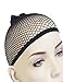 Open end Black Mesh Net Wig Cap Liner 1 Pack