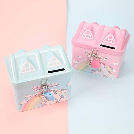 Amazon Co Jp Sodaoa屋 貯金箱 子供 ユニコーン かわいい おしゃれ