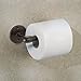 mDesign Modern Metal Toilet Tissue Paper Roll Holder and Dispenser for Bathroom Storage - Wall Mount, Holds and Dispenses One Roll, Mounting Hardware Included - 2 Pack - Bronze