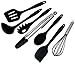 SimplexSilicone Classic 7-Piece Non-Stick Silicone Kitchen Utensil Set, Heat Resistant