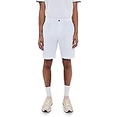 Redvanly Men's Hanover Loose Fit 9" Golf Shorts in Oat