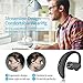 YUWISS Bluetooth Headset [36Hrs Playtime, 2 Batteries, V4.2] Wireless Bluetooth Earpiece for Cell Phone Noise Canceling Car Earbuds Headphones with Mic Compatible with iPhone Samsung Android (Black)