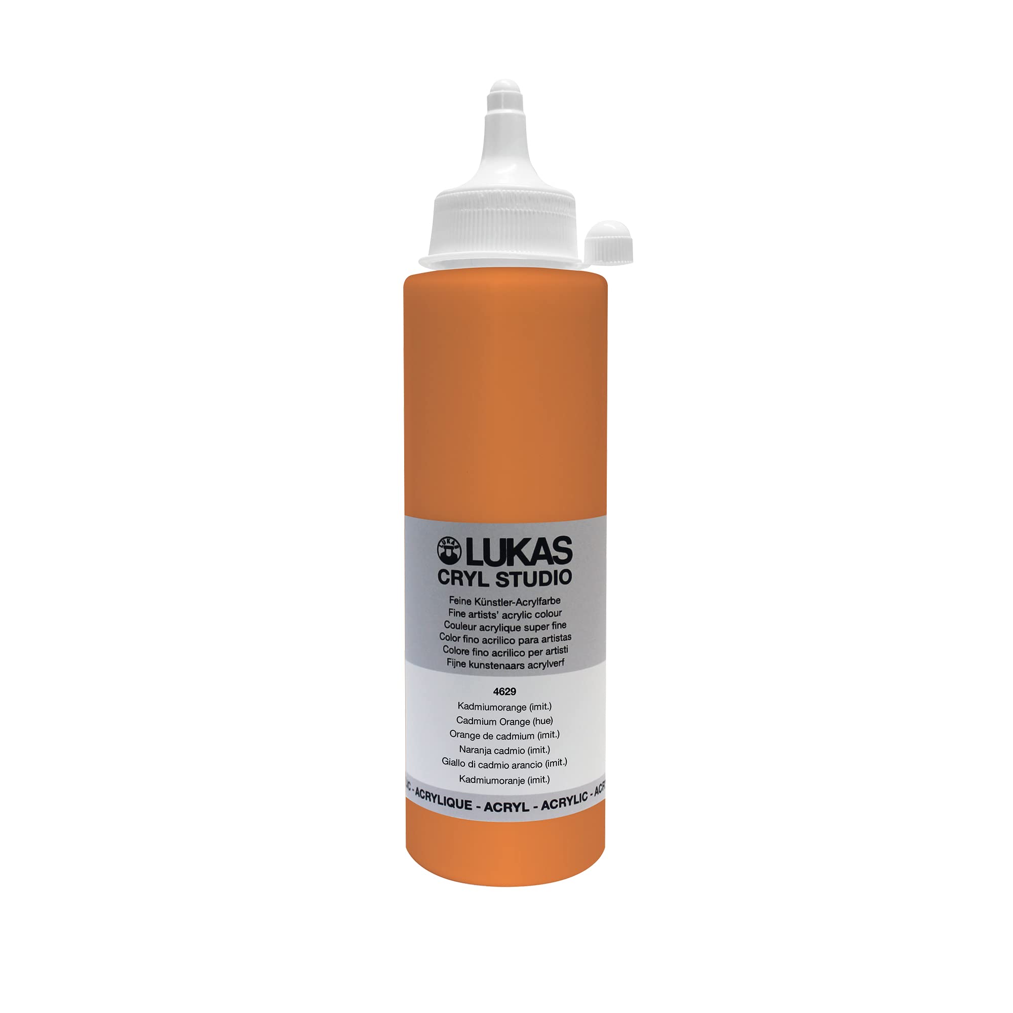 Lukas Studio Acrylic : Cadmium Yellow Orange 250ml
