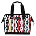 Sachi Fun Prints Insulated Lunch Tote, Style , Wavy Rain