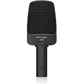Behringer B 906 Dynamic Microphone for Instrument and Vocal Applications | Supercardioid dynamic microphone with presence filter and XLR connector for guitar amps, drums and vocals