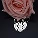 O.RIYA Mother Daughter Necklace Gift Set , Big Sis Lil Sis Mom Jewelry Necklace Stainless Steel (Grey)