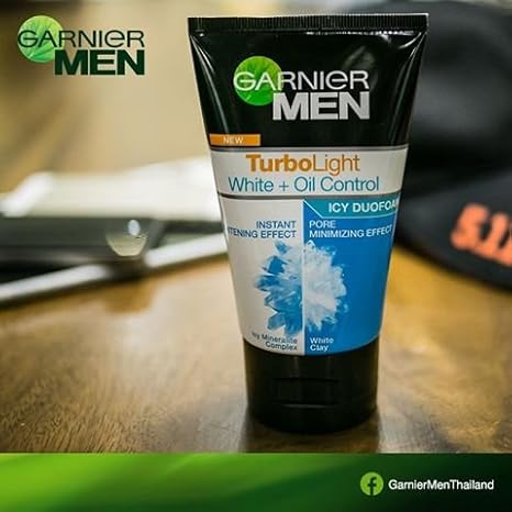 garnier turbo light face wash
