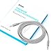Auxiliary Stereo Audio Cable,idaye 10ft/3m Nylon Braided 2 Pack AUX cord,3.5mm Male to Male Stereo Jack Cord for Phones/iPad/iPod/Headphones/Speakers/Tablets/PCs/MP3 players and more