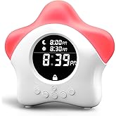 Stay-in-Bed Clock for Kids - Toddler Sleep Training Clock, Night Light & Alarm Clock