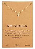 Boosic Best Wish Card Necklace Friendship Love And Protection Chain Necklace For Women