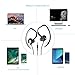 Mucro Sports Earhook Headphones in Ear Headphones Workout Headphones Waterproof Earphone Stereo 3.5mm Jack Headphone with Mic for Running Gym Jogging Earphones for iPod iPhone Samsung(Black)