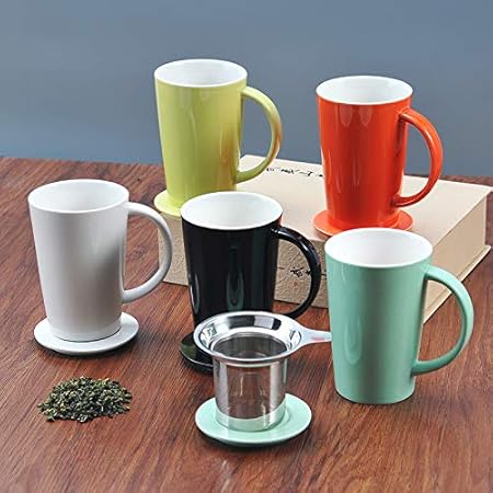 Desayuno Taza de leche Horno de microondas Taza grande de cerámica ...