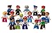Play Build Community Figures Set – 16 Pieces – Bulk Starter Kit Includes Police Man, Farmer, Fire Fighter, Conductor, Mom, Dad, Grandpa, Kids & More – Compatible with LEGO DUPLO Building Blocks