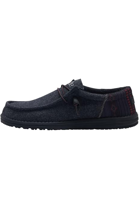 Hey Dude Men's Wally Tartan Green Size 