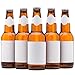 Beer Labels, Waterproof, Blank to be Personalized, Beer Bottle Labels 40 Pack, Inkjet Compatible