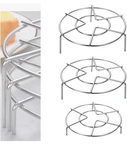 Grille Vapeur En Inox 20 Cm - Pour Cuiseur à Riz, Casserole, Cuisson à La Vapeur Saine