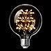 LightStory Globe LED Light Bulb, E26 Base G30 Starry 3W 2200K Vintage Decorative LED Bulb, Not Dimmable