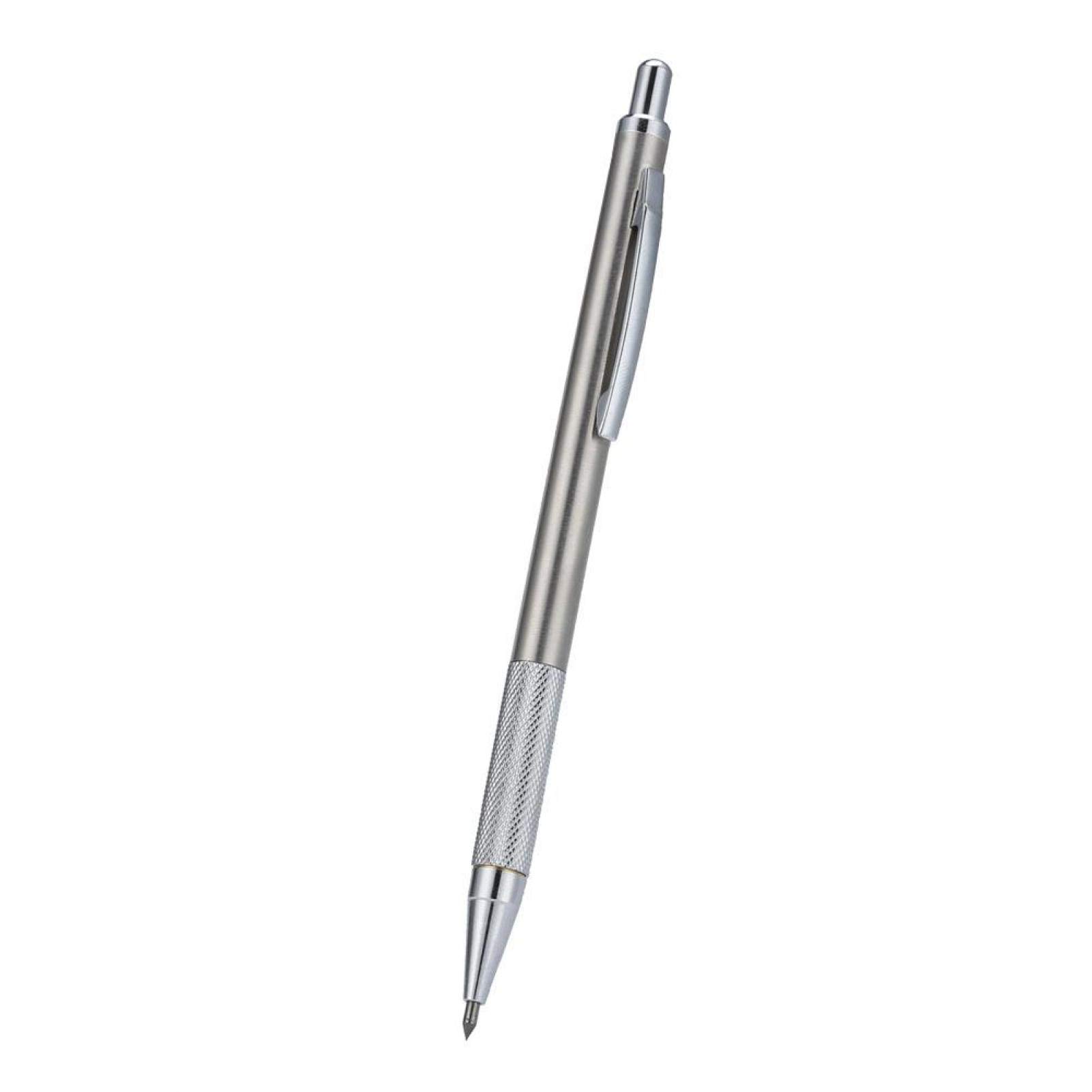 Glass Cutter, Scribe Tool, Diamond Glass Cutter 2 Colors Scriber Metal Cutting Lettering Pen Engraver Glass Cutting Tool (Silver)