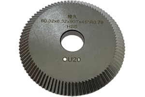 XUSHI (Optional) CU20 Cutter in HSS for Ilco 020, 024A, 024B, 040HD, 044HD & Curtis 2100, 2200, 3100, 3200 Machine(one Piece)