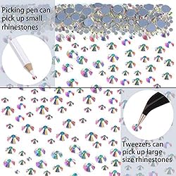 LPBeads 6400 Pieces Hotfix Rhinestones Clear AB