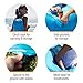 CleverMade Inflatable Lounger: Lightweight Recliner Style, Portable Outdoor Beach Chair with Carry Bag, Ground Stakes, and Storage Pockets, Lime
