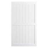 SmartStandard 48 x 84 inch White Barn Door Slab MDF