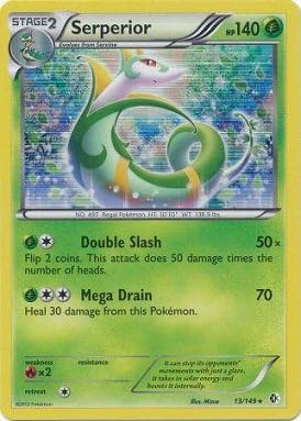 Pokemon - Serperior (13/149) - BW - Boundaries Crossed - Holo
