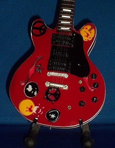 Mini Guitar Ten Years After Alvin LEE Red Statuette Gift