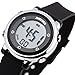 Better line Digital Kids Watch Band with Hourly Chime, Stopwatch, Daily Alarm & Calendar, Water Resistant 30M (Black)